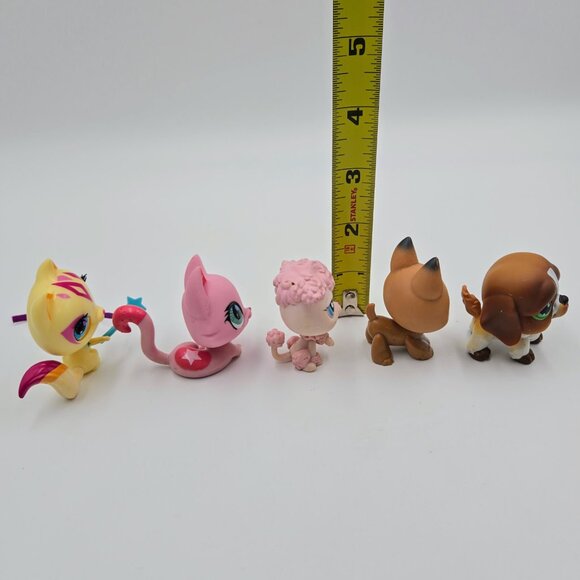 Littlest Pet Shop LPS Lot Cat #2768 Cat #2851 Poodle #48 German Shepherd #112 St - Picture 8 of 16